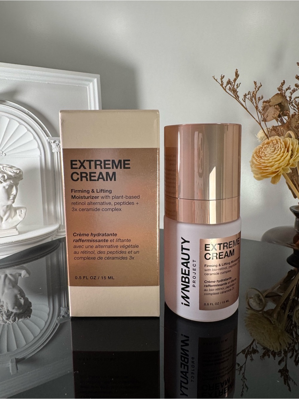 INNBEAUTY PROJECT Extreme Cream Refillable Moisturizer Mini 0.5 oz / 15 ml